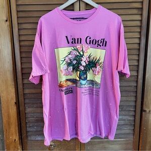 Van Gogh Pink Graphic Tee